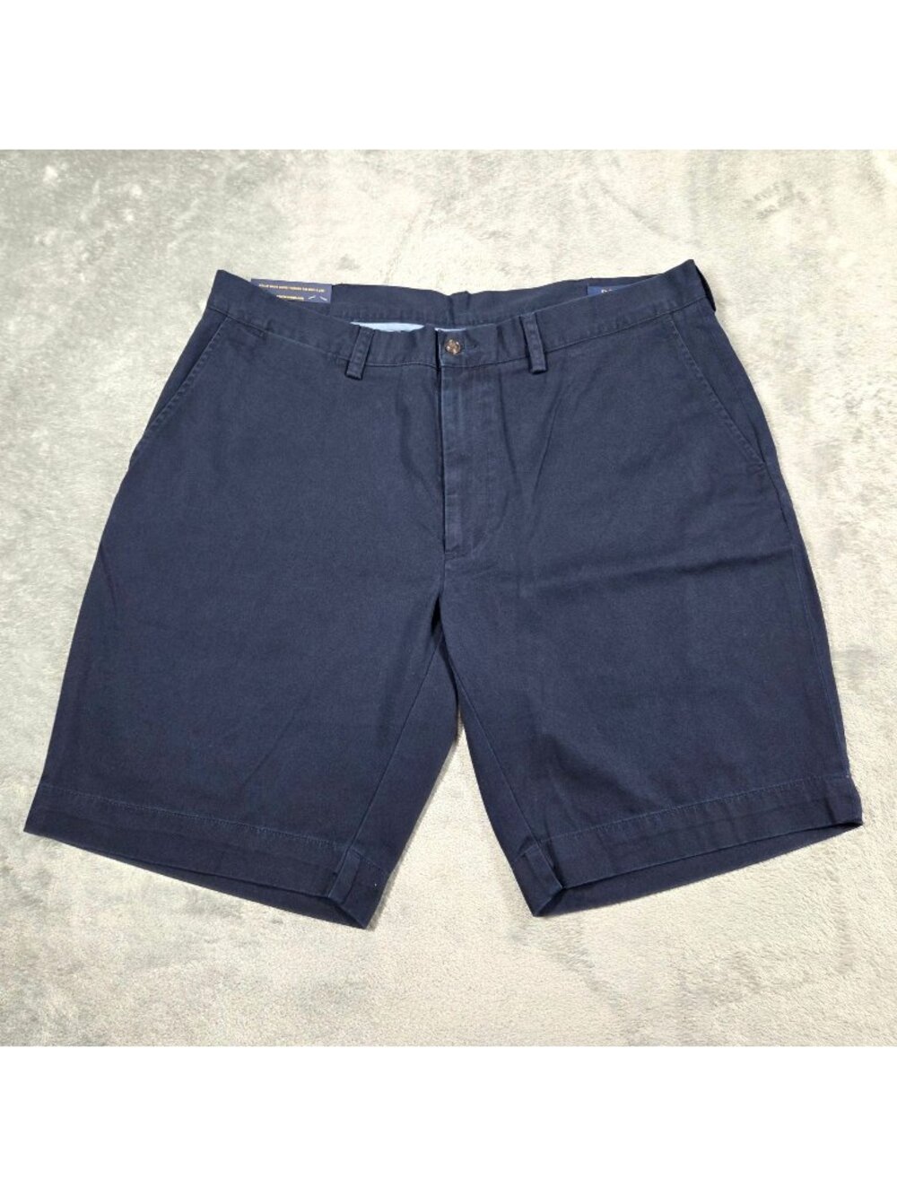 Polo Ralph Lauren Shorts Mens 36 Navy Classic Fit 9" Inseam Preppy Nautical